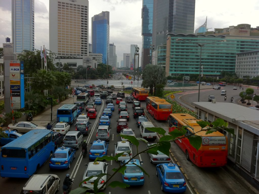 Traffic emisi karbon