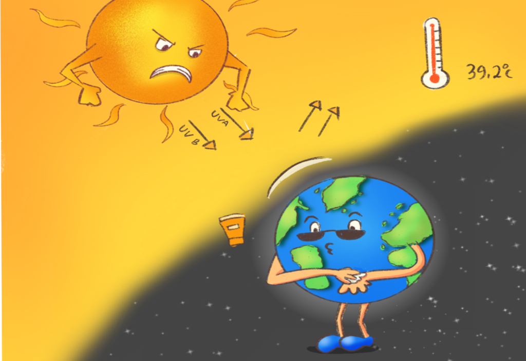 Ilustrasi pemanasan global