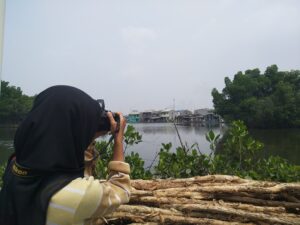 jurnalis meliput polusi udara