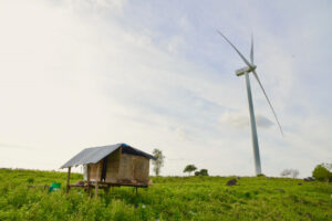 Illustration of wind turbine by ESDM
