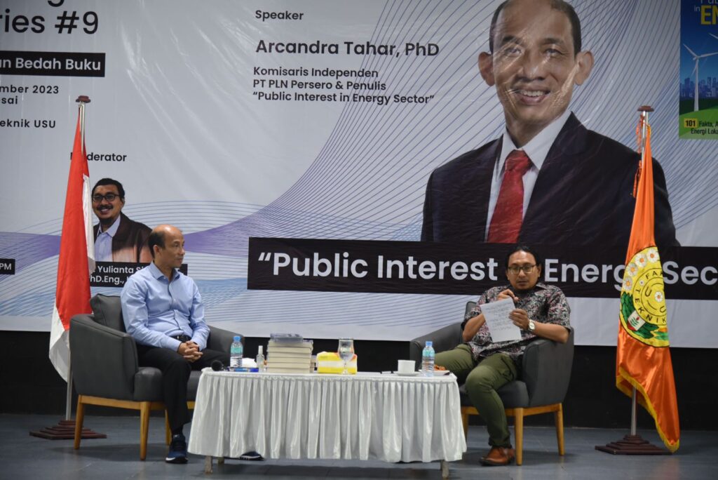 Engineering Talk Series di Universitas Sumatera Utara (USU), Sabtu, 9 Desember 2023. (Foto: USU) sumber daya alam