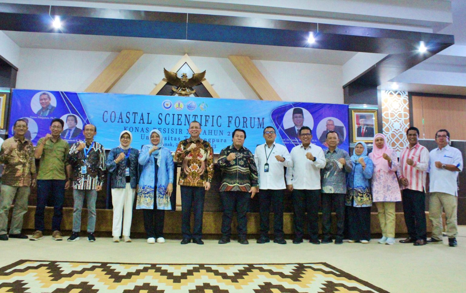 Konferensi Nasional ke-11 Pengelolaan Sumber Daya Laut, Pesisir, dan Pulau-Pulau Kecil di Universitas Tanjungpura, Pontianak, Kalimantan Barat. KKP gulirkan program adopsi pulau. (Foto: Untan)