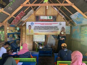 Program Pengabdian Masyarakat (PPM) Terpadu angkatan ke 6 tahun 2021 oleh Lembaga Penelitian dan Pengabdian Kepada Masyarakat Universitas Negeri Makassar (LP2M- UNM) di Desa Wisata Salenrang, Kecamatan Bontoa Kabupaten Maros, Sabtu, 10 Juli 2021.