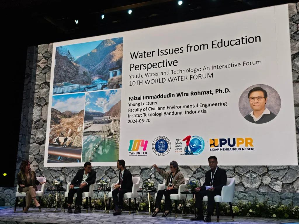 ITB berkontribusi dalam Forum Air Dunia ke-10 dengan tema 'Water for Shared Prosperity'. Dunia menghadapi tantangan krisis air bersih.