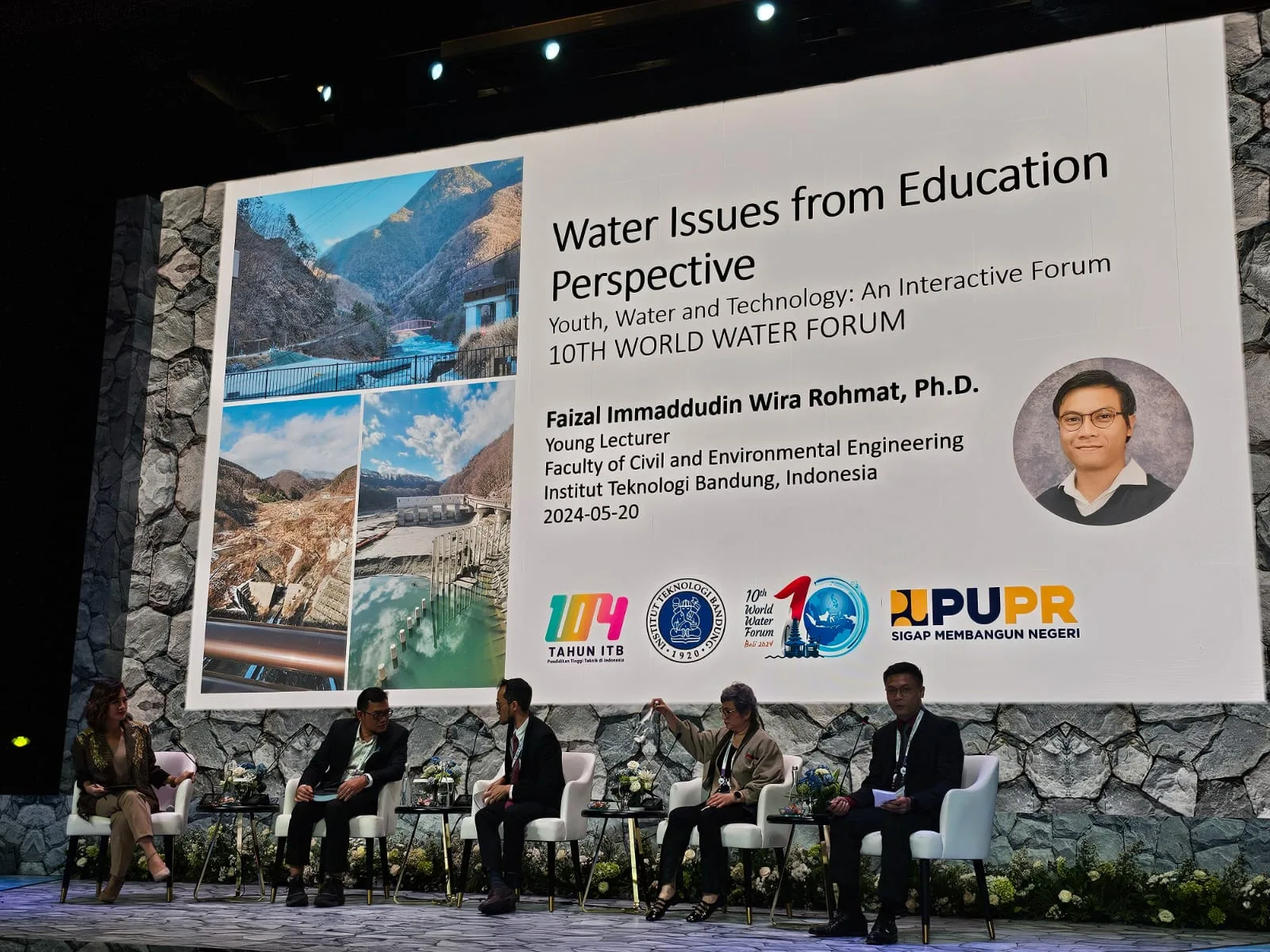 ITB berkontribusi dalam Forum Air Dunia ke-10 dengan tema 'Water for Shared Prosperity'. Dunia menghadapi tantangan krisis air bersih.