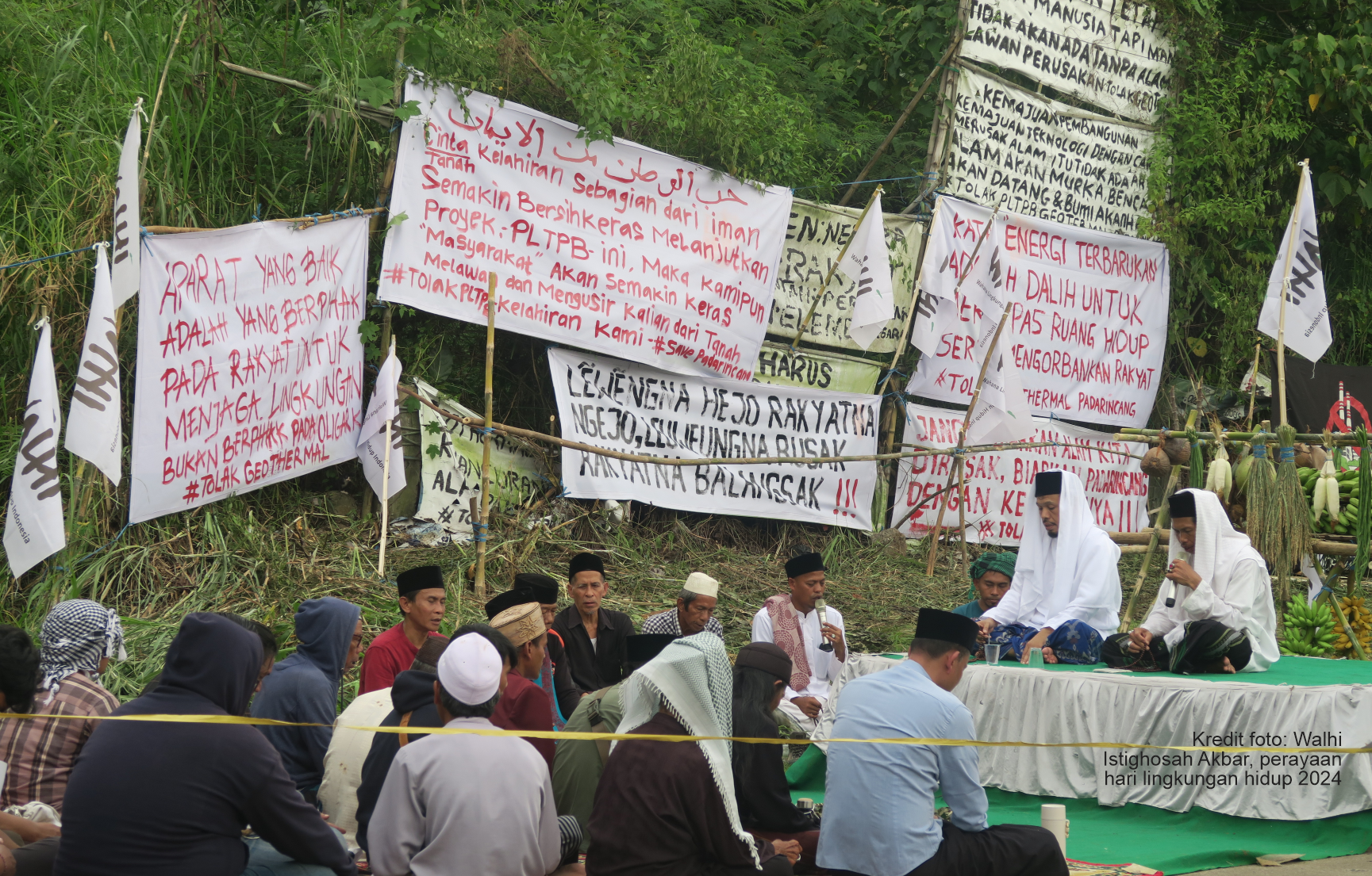 Agenda Pekan Rakyat Lingkungan Hidup 2024 yang diselenggarakan WALHI di Padarincang, Banten.