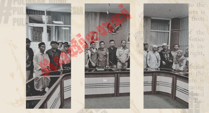 Audiensi LMDH Lestari Rinjani Desa Karang Sidemen didampingi Walhi NTB. (WALHI NTB)