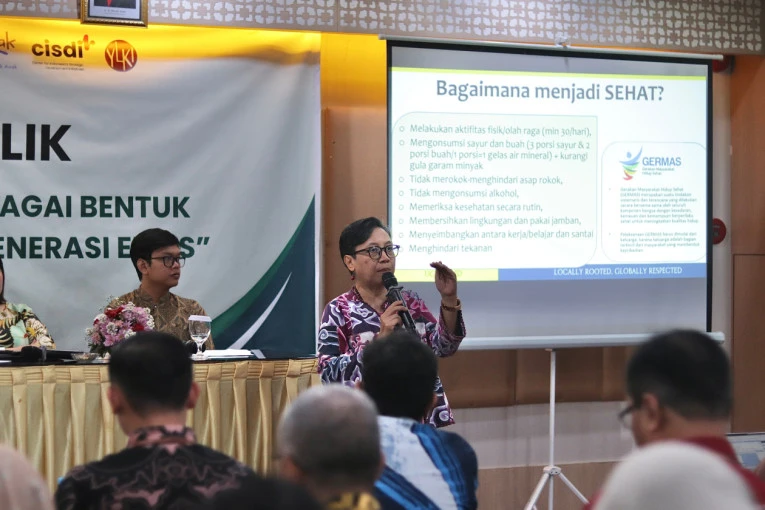 Diskusi Publik yang bertajuk “Terapkan Cukai MBDK Sebagai Bentuk Kehadiran Negara Untuk Generasi Emas”, Jumat (30/8/2024), di Wisma MM UGM.