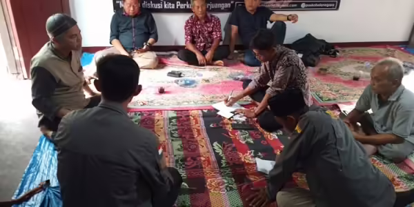 KPA Wilayah Lampung melakukan pengorganisiran di tingkat tapak, 18 Desember 2024. (KPA)