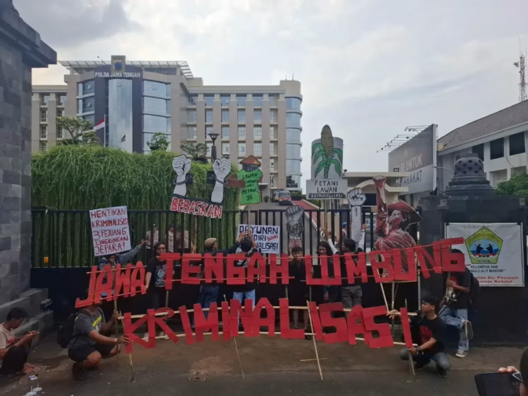 Kriminalisasi sembilan pembela lingkungan di Jantung Jawa